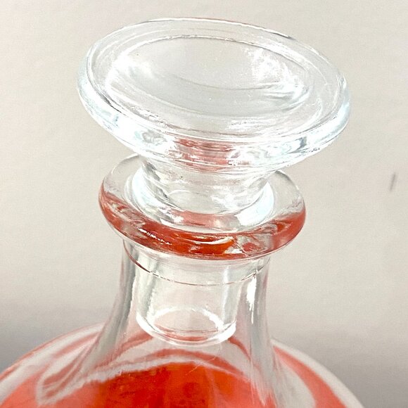 Vintage FRANCE Barware, Japanese Scene Liquor Decanter with Shot Glasses - Picture 5 of 13